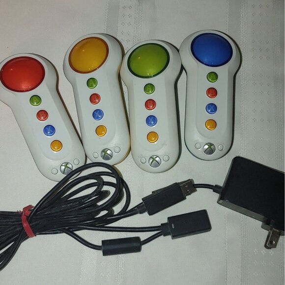 Xbox 360 Scene It Big Button Pad Controllers Wireless Receiver - Picture 1 of 7